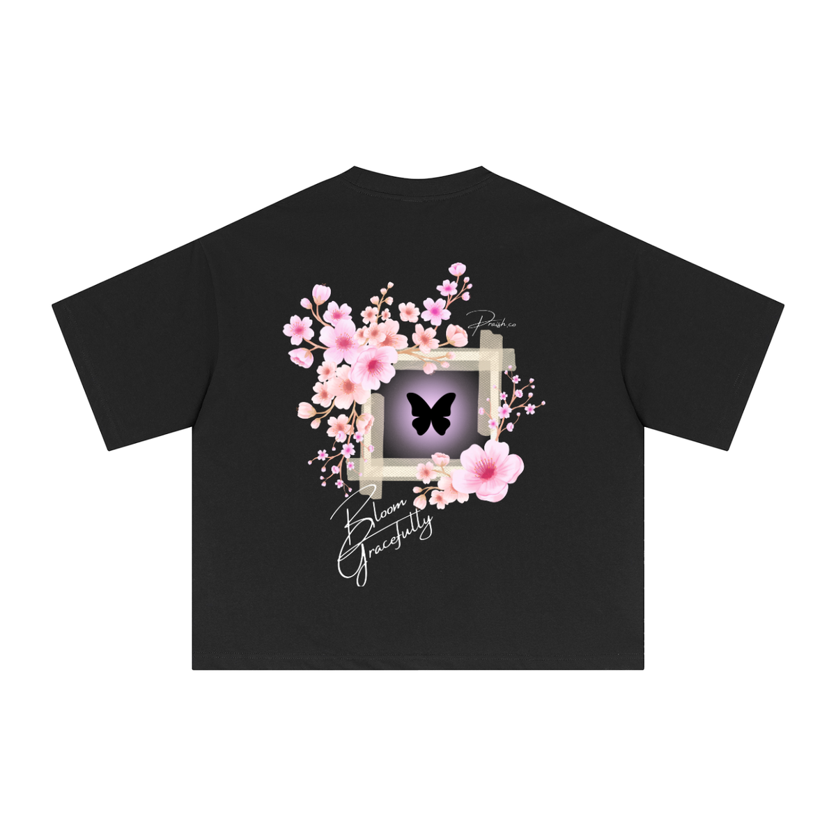 Bloom Essential Sorona Boxy T-Shirt: The Cherry Blossom Tee Your Streetwear Wardrobe Needs