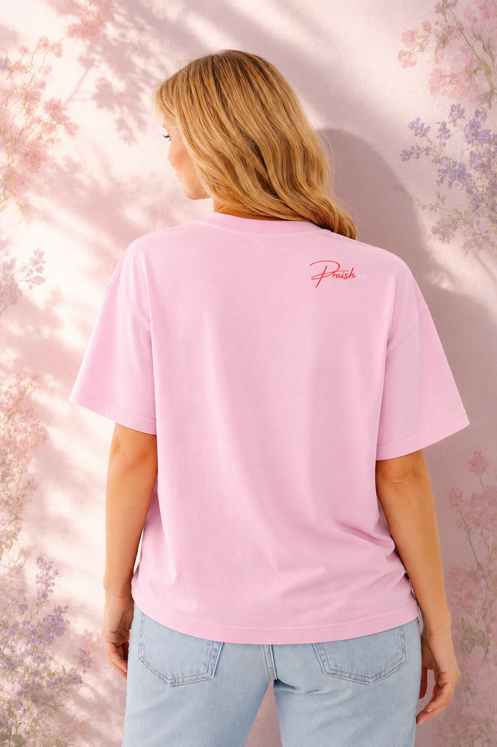 Kitty Garden Cotton Boxy T-Shirt alternate view | PRAISH streetwear