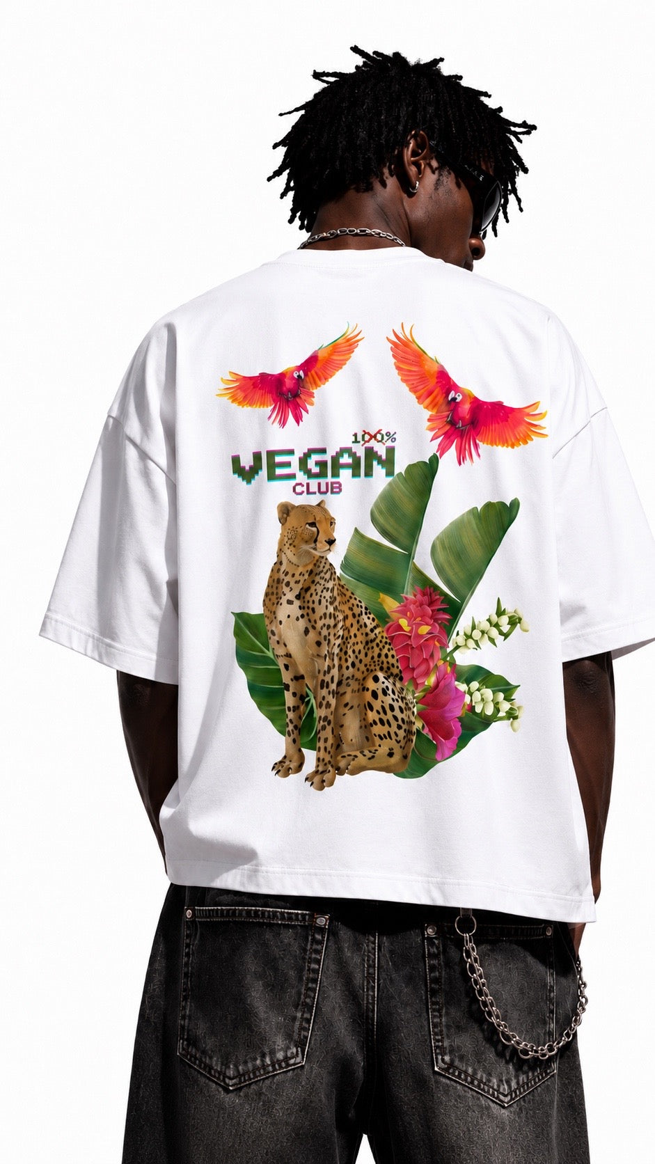Vegan Boxy Oversized T-Shirt