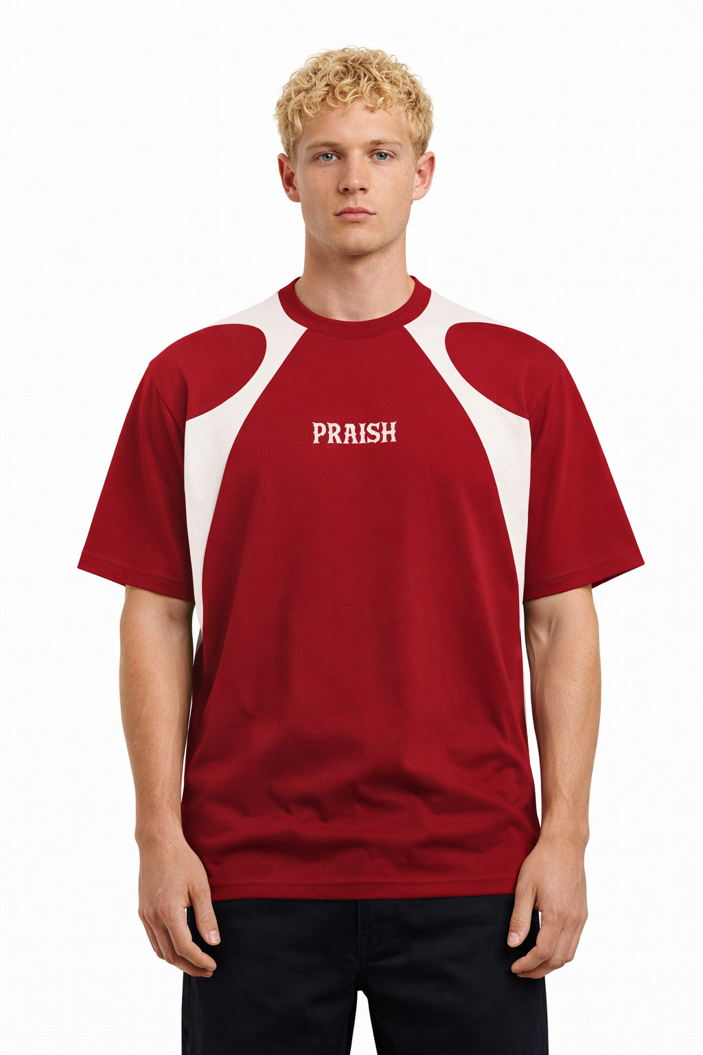 Apex Panel Cotton T-Shirt | PRAISH premium streetwear clothing