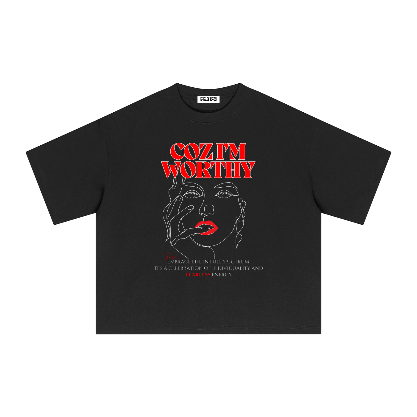 Worthy - Premium Cotton Boxy T-Shirt