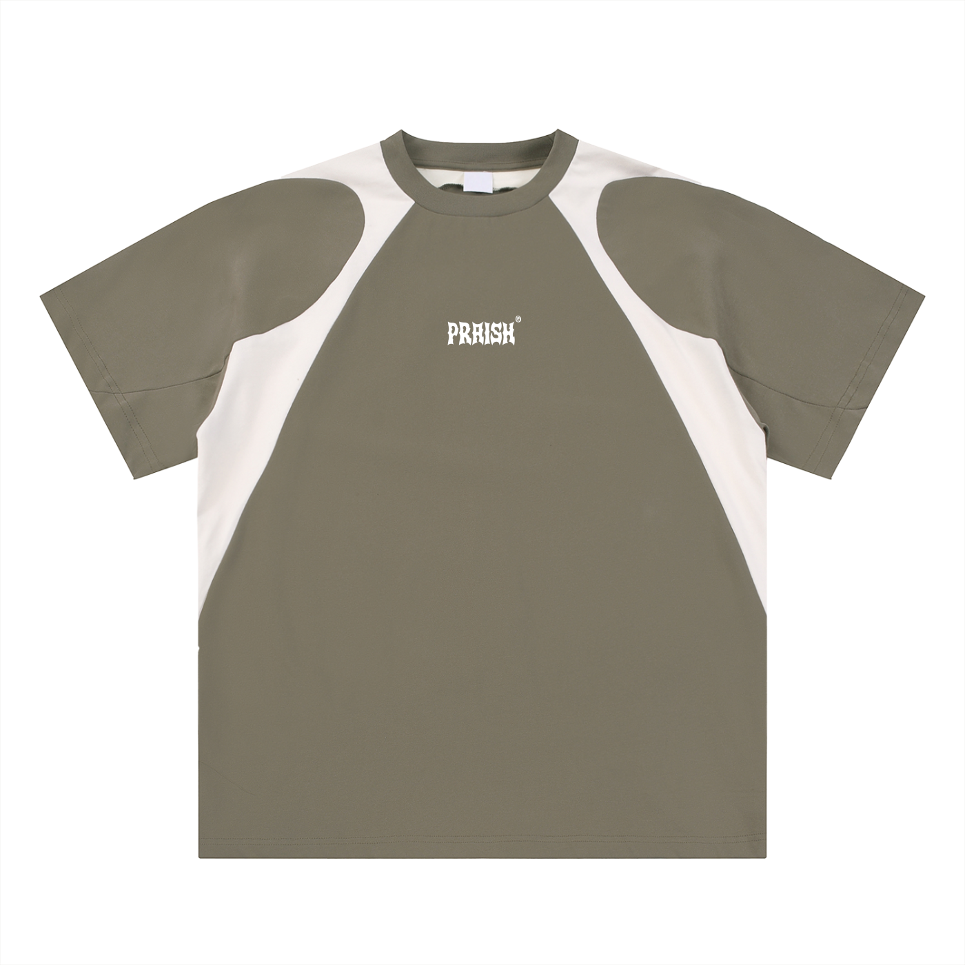 Apex Panel Cotton T-Shirt | PRAISH premium streetwear clothing