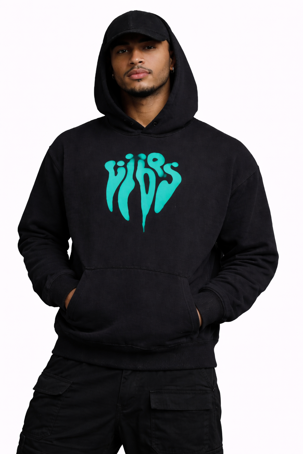 Illusion - Snow Washed Unisex Hoodie | PRAISH premium streetwear clothing
