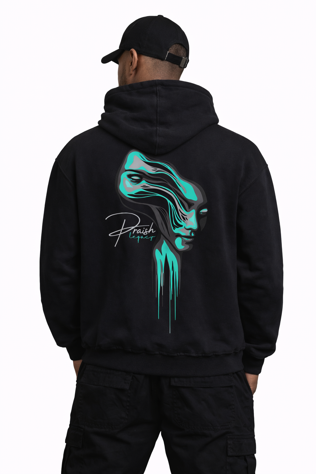 Illusion - Snow Washed Unisex Hoodie | PRAISH premium streetwear clothing