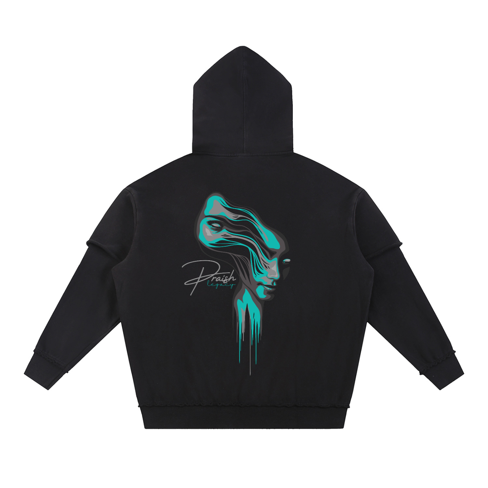 men hoodie additional view | PRAISH streetwear
