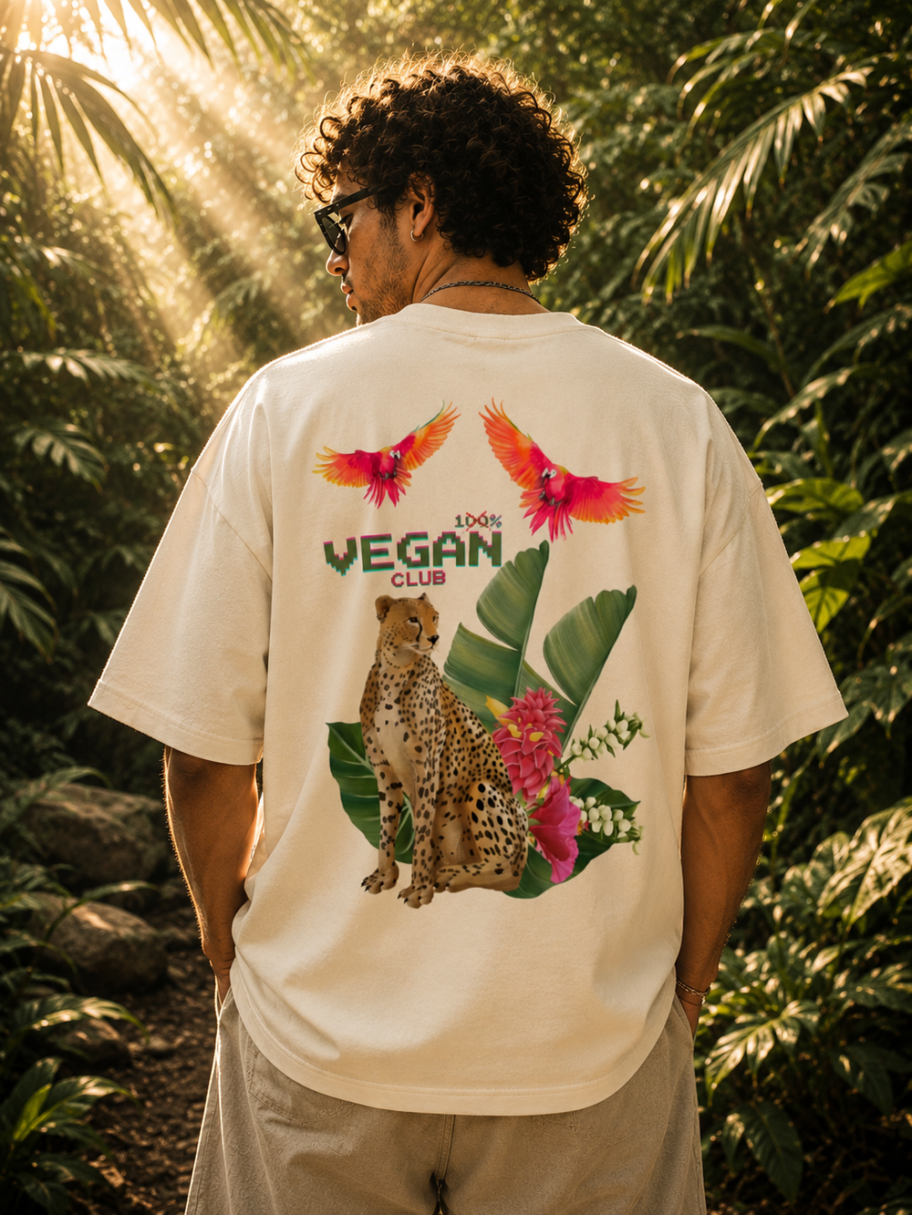 Vegan Boxy Oversized T-Shirt additional view | PRAISH streetwear