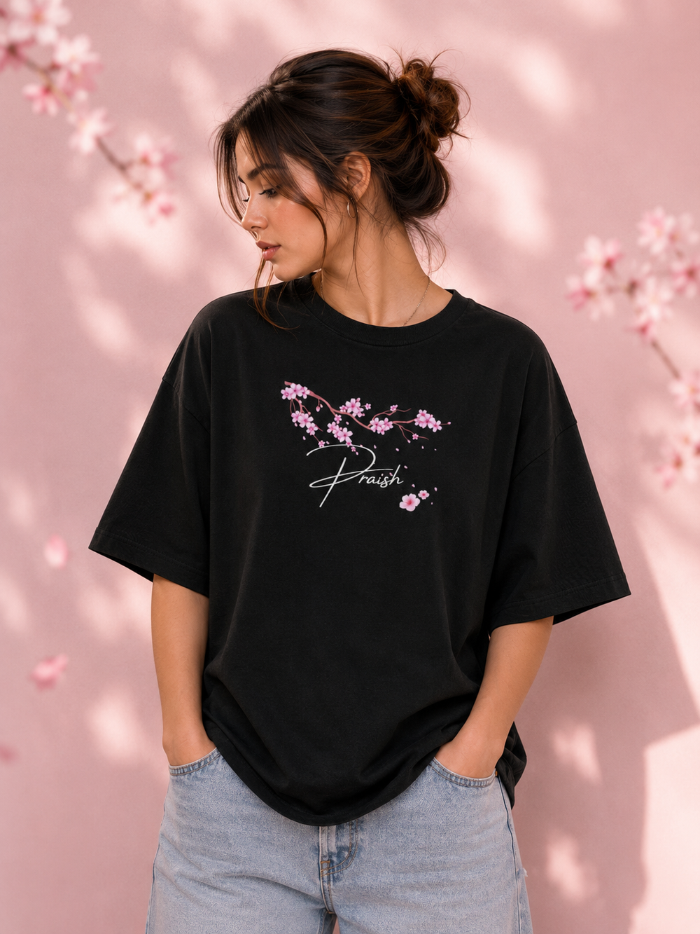 Bloom - Essential Sorona Boxy T-Shirt alternate view | PRAISH streetwear