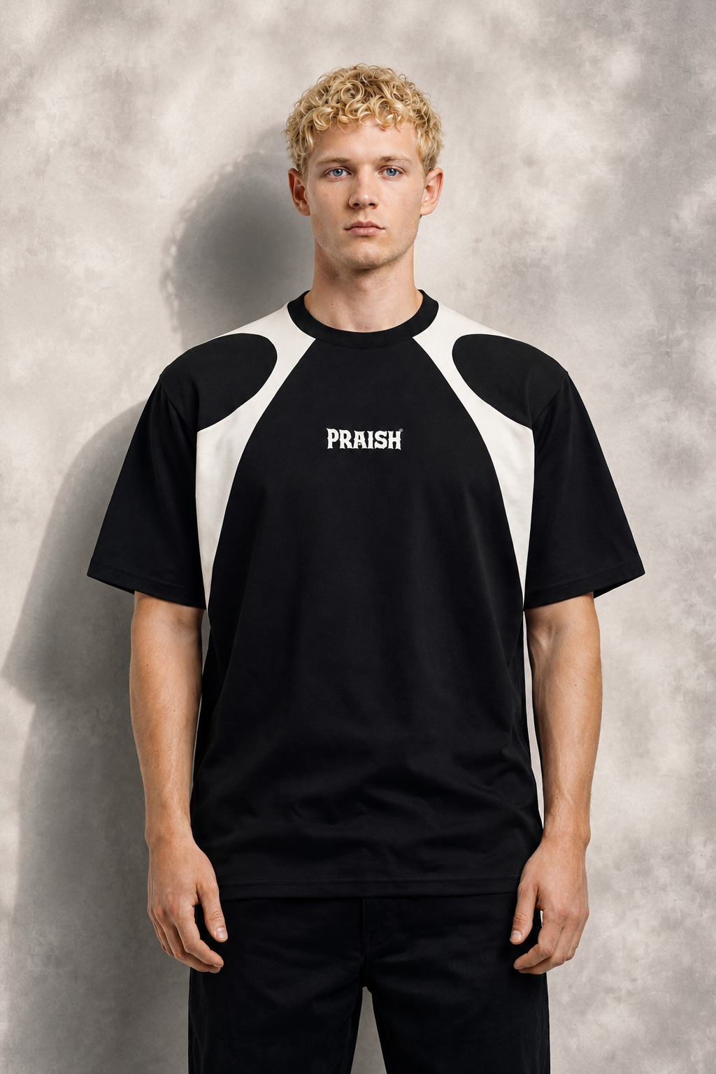 Apex Panel Cotton T-Shirt | PRAISH premium streetwear clothing