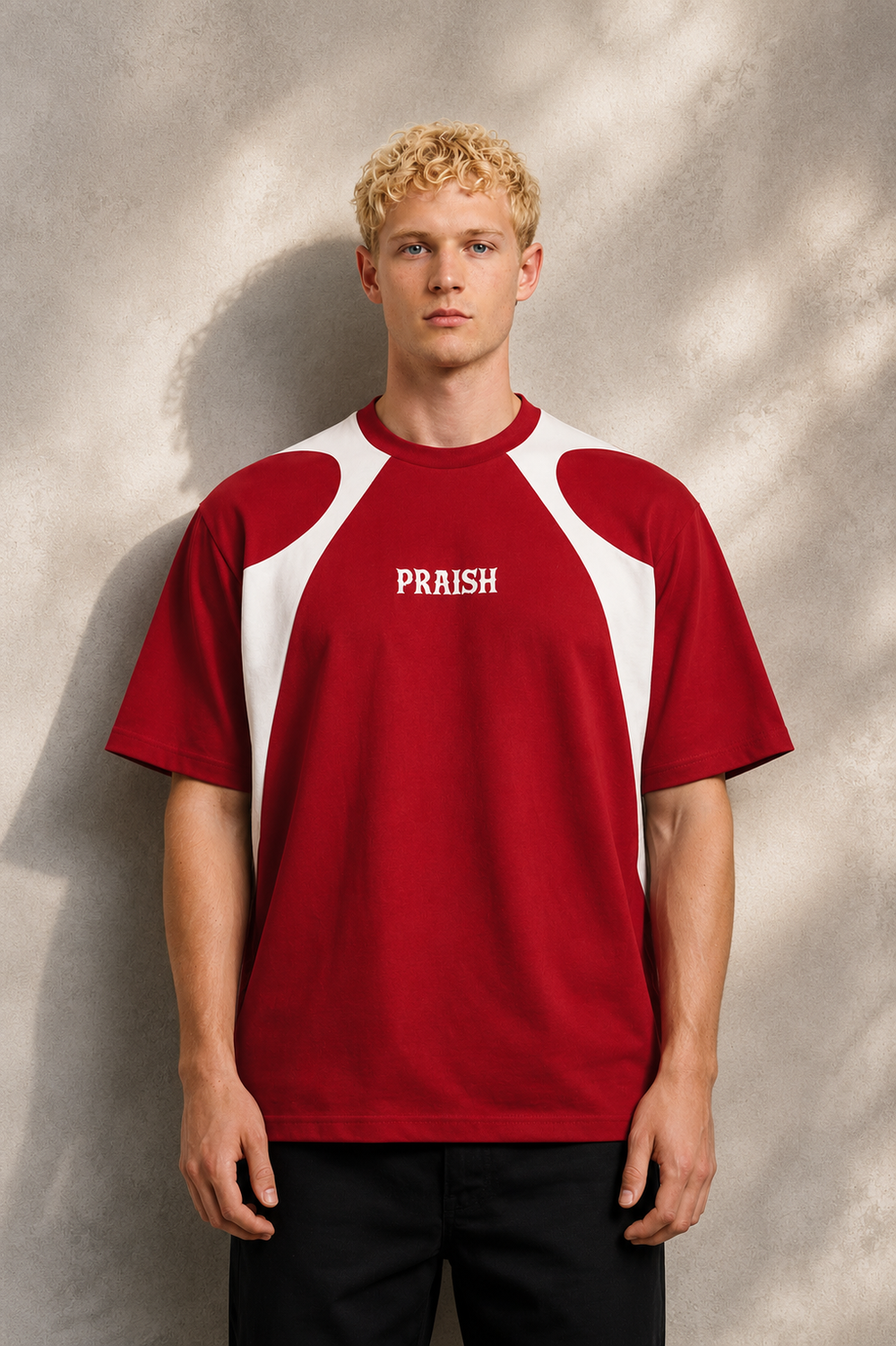 Apex Panel Cotton T-Shirt | PRAISH premium streetwear clothing