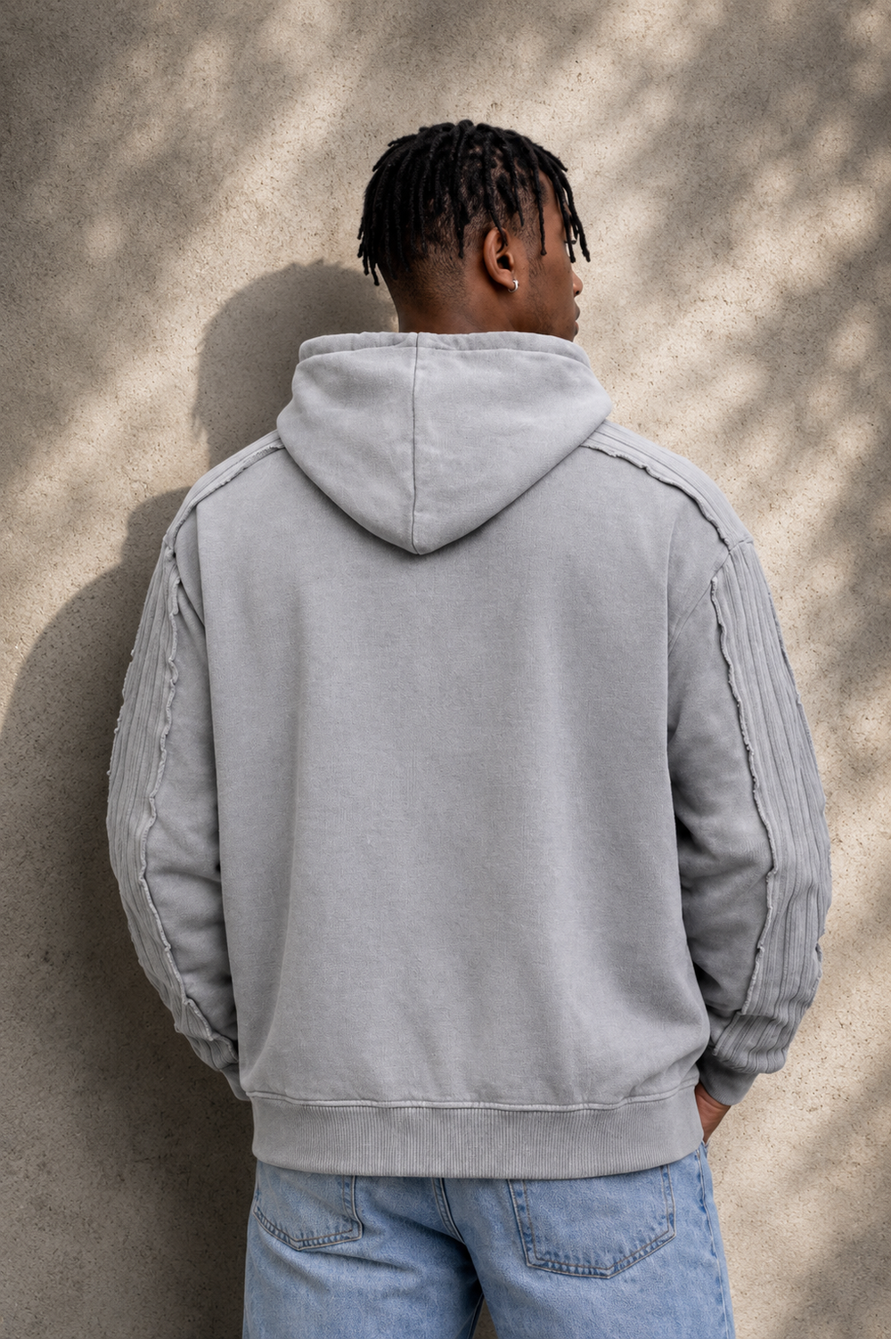Essential Snow Washed Hoodie - Unisex alternate view | PRAISH streetwear