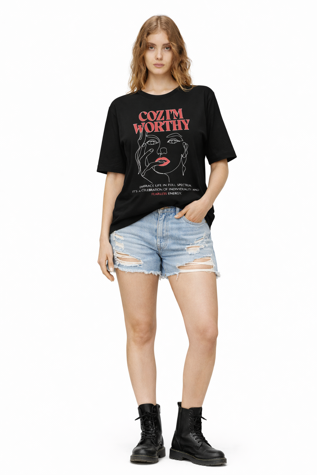 Worthy - Premium Cotton Boxy T-Shirt