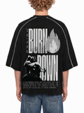 Burn Down Heavyweight Boxy T-Shirt - Unisex