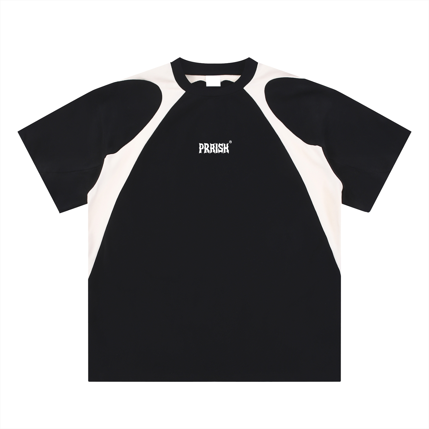 Apex Panel Cotton T-Shirt | PRAISH premium streetwear clothing